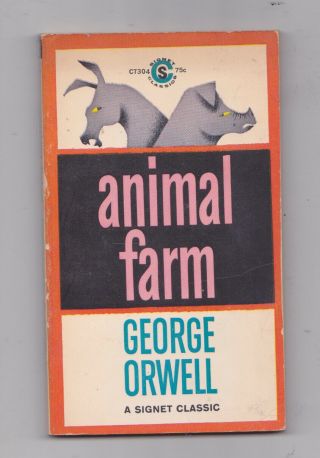 Animal Farm By George Orwell 1946 Vintage Signet Paperback 18th Printing Classic