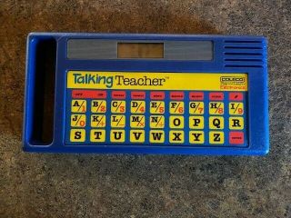Vintage Coleco Talking Teacher Educational Toy Speak&spell 8100 Play Learn 1985