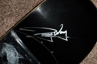 Danny Way Signed Plan B Darkness 8.  25 Skateboard Deck PSA 3