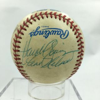 Tom Seaver Carlton Fisk 1985 Chicago White Sox Team Signed Baseball PSA DNA 3