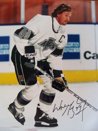 Wayne Gretzky Signed Autographed Photo Los Angeles Kings 11 " X14 " Hockey