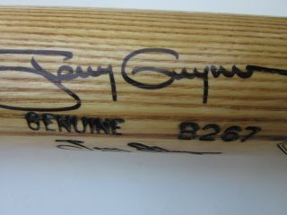 Tony Gwynn Signed Bat Auto Autograph 3000 Hit Louisville Slugger 33 " 1806/3000