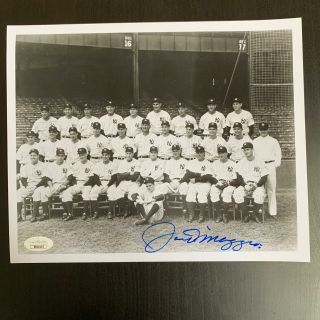 Joe Dimaggio Signed 1940 