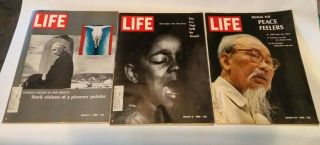 3 Vintage 1968 Life Magazines March 1,  8 And 22nd