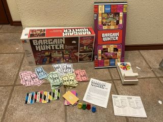Vintage 1981 Bargain Hunter Board Game Milton Bradley Complete