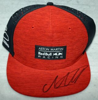 Max Verstappen Signed Official 2019 Austria Gp F1 Red Bull Cap / Hat - Proof