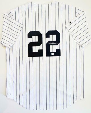 Roger Clemens Autographed P/s York Yankees Jersey - Jsa W Auth R2