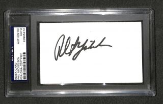 Phil Mickelson " 3x Masters Winner " Vintage Early Signed Autographed 3x5 Psa/dna