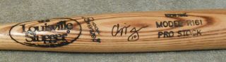 Chipper Jones Signed Louisville Slugger Model R161 Bat - Jsa Authenticated