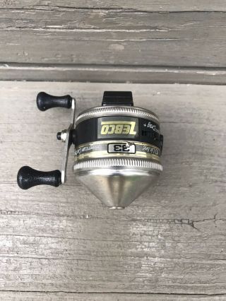 Vintage Zebco 33 American Classic Fishing Reel Plastic Foot 1987 Made In Usa