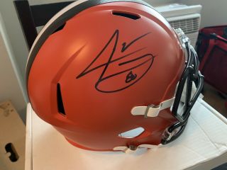 Jarvis Landry Autograph Browns Auto Full - Size Speed Authentic Helmet - Jsa Auth
