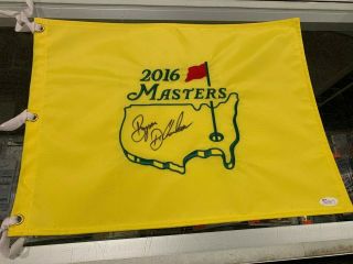 Bryson Dechambeau Signed 2016 Masters Golf Pin Flag Jsa Authentic