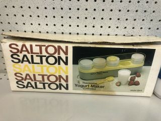 Salton Yogurt Maker Thermostat Controlled Gm - 5 Vintage With Box