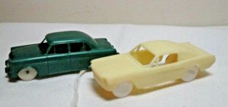Vintage 1950s - 60s F&f Mold Co,  Post Cereal Premium Toy Plastic Cars