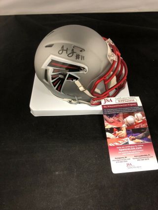 Julio Jones Autographed Signed Atlanta Falcons Blaze Mini Helmet - Jsa