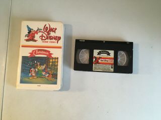 A Walt Disney Christmas (vintage Vhs Clamshell,  1982,  Home Video) 6 Cartoons