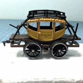 Vintage BACHMANN “N” Gauge M & H Railroad Stage Coach Car 1 RARE 2