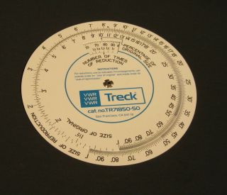 Treck Reduction Enlargement Calculator Vintage Fine