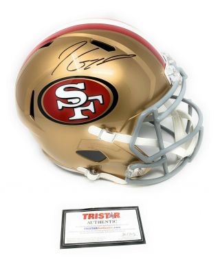 Jimmy Garoppolo 49ers Autograph Signed Full Size Speed Helmet Tristar