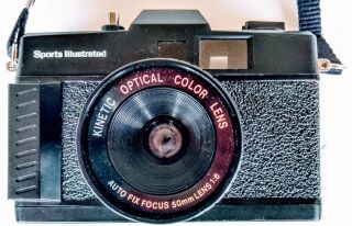 Sports Illustrated Vintage Promotional 35mm Camera With Case - 50mm Lens Vintage