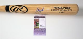 Xander Bogaerts Boston Red Sox Signed Baseball Bat Jsa K42164
