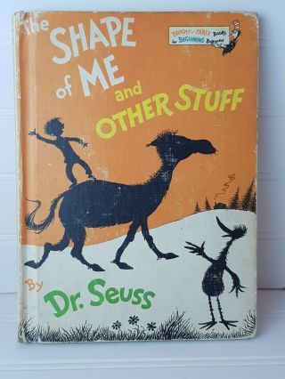 Vtg Dr Seuss - The Shape Of Me & Other Stuff 1973 Hardcover Bright & Early Books