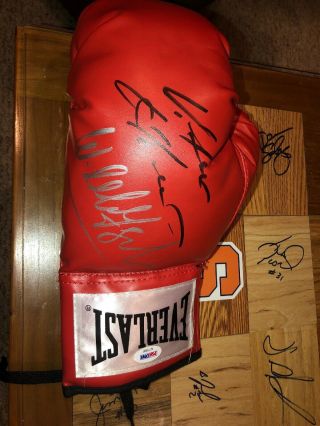 Vitali/wladmir Klitschko Signed Autograph Boxing Glove Psa Dna