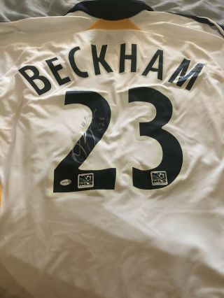 David Beckham Signed Autograph La Galaxy Jersey Xl Donovan Landon Usa England