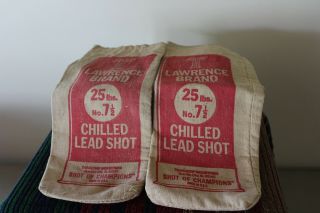 Vintage Shot Bags Lawrence and Winchester Olin not shown Man Cave or Sand Bag 3