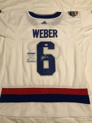 Shea Weber Signed Autographed Montreal Canadiens Jersey Stanley Cup Psa/dna