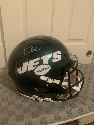 Vinny Testaverde Signed Full Size Speed Authentic Jets Helmet Jsa