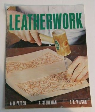Vtg Leatherwork Al Stohlman Tandy Leather Co.  Illustrated Techniques Tools 1969