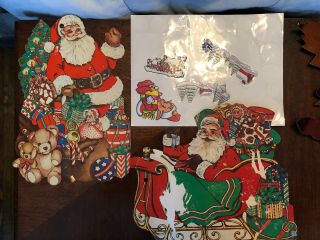 Vintage Decorations Christmas Class Fall Tablecloths Plastic Die Cut Paper 50’s