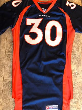Nike Pro Line Game Issued Denver Broncos Terrell Davis Authentic Size - 50