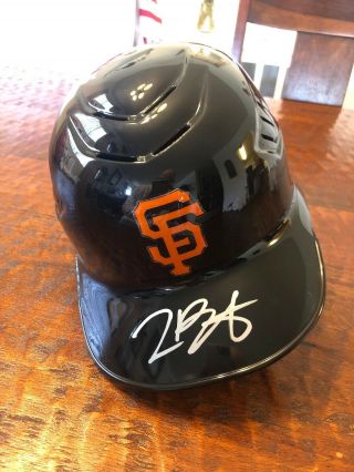 Joey Bart Signed Full Size Batting Helmet Psa Dna San Francisco Giants