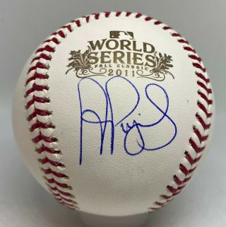 Albert Pujols Signed 2011 World Series Baseball Autographed Jsa Cardinals