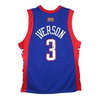 Allen Iverson Signed Mitchell & Ness 2004 Nba East All Star Authentic Jersey Jsa