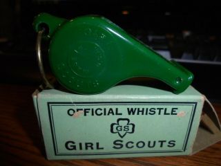 Vintage - - Girl Scout Whistle - - In Orginal Box