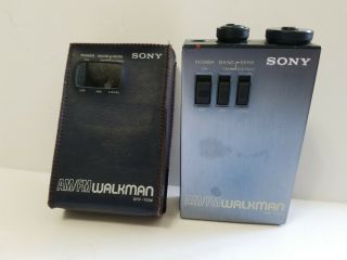 Vintage Sony Am/fm Walkman Radio Srf - 70w