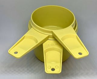 3 Vintage Tupperware Light Green Measuring Cups Replacement - 1/2,  2/3 & 1 Cup