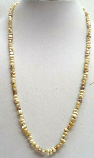 Stunning Vintage Estate Signed Napier Pearl Bead 24 " Necklace 6268w