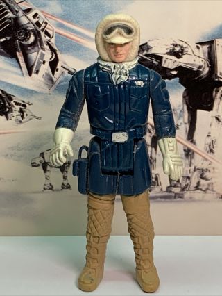 Han Solo In Hoth Gear - Vintage Star Wars Action Figure (1980) By Kenner