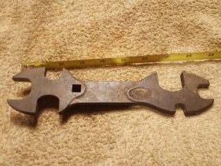 Vtg AIRCO Oxygen Acetylene Welding Gas Tank Wrench Multi - Tool 8090028 Made USA 2