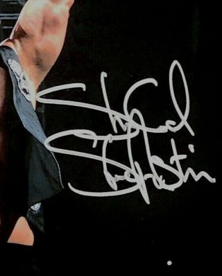 WWE STONE COLD STEVE AUSTIN HAND SIGNED AUTOGRAPHED 14X11 PHOTO WITH RARE 2