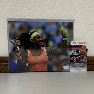 Serena Williams Signed Autographed 8x10 Tennis Photo Jsa Authentic Us Open