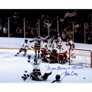 Jim Craig Usa Hockey 1980 Olympics 16x20 Photo & Do You Believe In Miracles Insc
