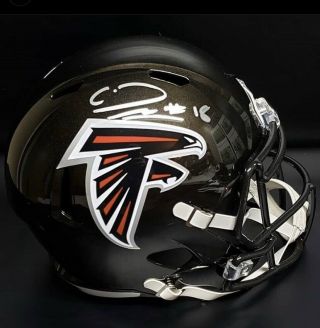 Calvin Ridley Autographed Signed Atlanta Falcons Full Size Helmet Jsa Auto