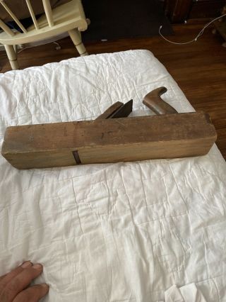 Vintage Antique Wood Wooden Block Plane 18”Beautiful Old Tool Woodworking Rare 2