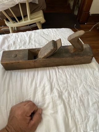 Vintage Antique Wood Wooden Block Plane 18”Beautiful Old Tool Woodworking Rare 3