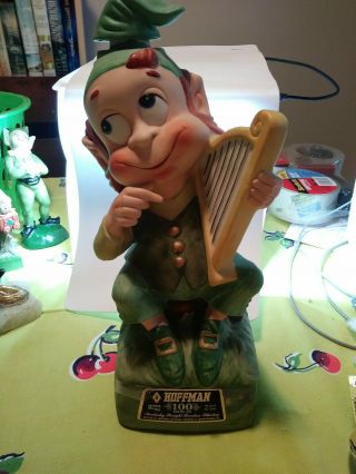 Collectible Vintage 1979 Hoffman Mr Lucky Series Large Decanter